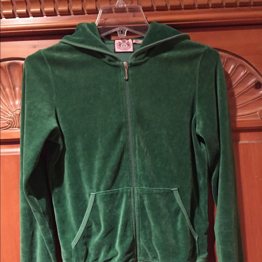Juicy Couture Green Hoodie L